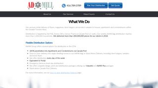 
                            6. What We Do, AdMill Group