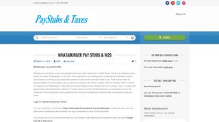 
                            3. Whataburger pay stubs & W2s | Paystubs & Taxes