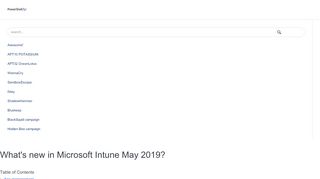 
                            6. What's new in Microsoft Intune May 2019? - PowerShell.fyi