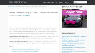 
                            9. What's The Fastest Way to Contact Lyft Customer Service ...