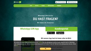 
                            5. WhatsApp SIM Service - alles zu Guthaben, App …