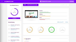 
                            8. Whatsstatus.com - SEO Checker - Website Review