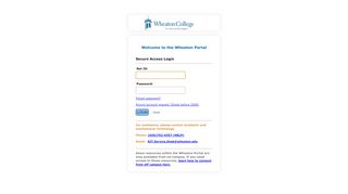 
                            3. Wheaton Portal Login