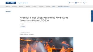 
                            6. When IoT Saves Lives: Regenhütte Fire Brigade ... - Advantech