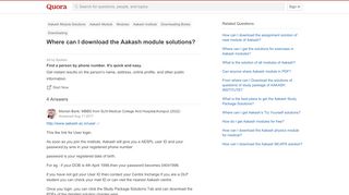 
                            4. Where can I download the Aakash module solutions? - Quora