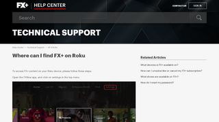 
                            4. Where can I find FX+ on Roku – Help Center