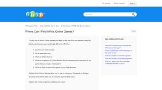 
                            3. Where can I find iWin's Online Games? – iWin Support Portal