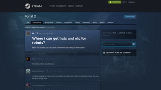 
                            2. Where i can get hats and etc for robots? :: Portal 2 General Discussions