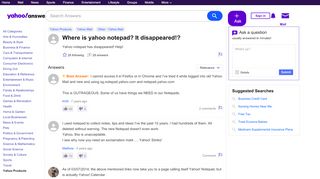 
                            5. Where is yahoo notepad? It disappeared!? | Yahoo Answers