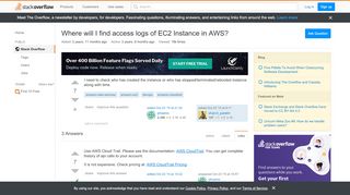 
                            6. Where will I find access logs of EC2 Instance in AWS?