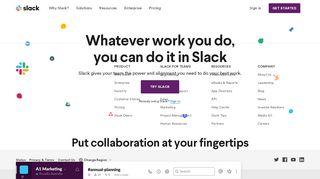 
                            11. Where work happens | Slack
