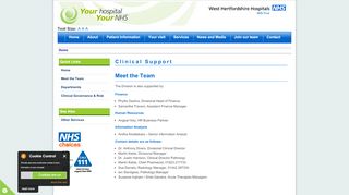 
                            1. WHHT Intranet: Clinical Support