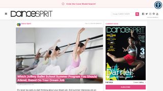 
                            7. Which Joffrey Ballet School Summer Program You ... - Dance Spirit