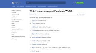 
                            4. Which routers support Facebook Wi-Fi? | Facebook Help ...