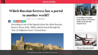 
                            7. Which Russian fortress has a portal to another world? - Russia Beyond