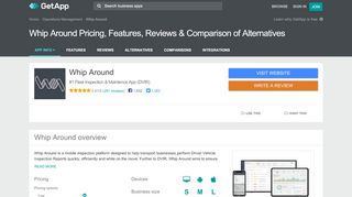 
                            4. Whip Around Pricing, Features, Reviews & Comparison of Alternatives ...