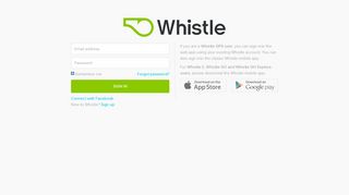 
                            1. Whistle