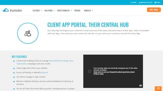 
                            5. White Label Client App Portal - Kumulos