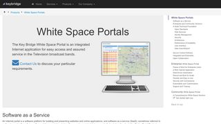 
                            4. White Space Portals - Key Bridge