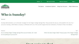 
                            4. Who is Sumday? — Oregon College Savings Plan