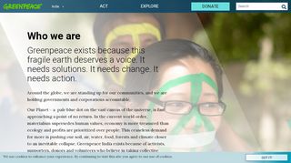 
                            5. Who we are - Greenpeace India