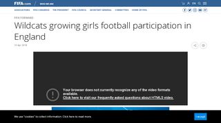 
                            6. Who We Are - News - Wildcats growing girls football participation in ...
