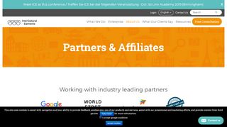 
                            9. Who we work with Partners & Affiliates - Intercultural Elements