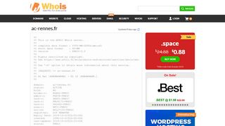 
                            7. Whois ac-rennes.fr