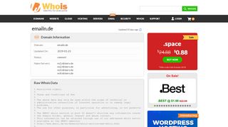 
                            8. Whois emailn.de
