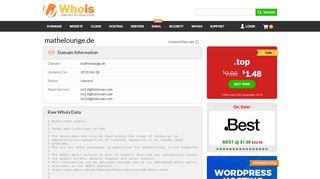 
                            3. Whois mathelounge.de