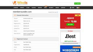 
                            8. Whois memberwunder.com