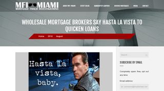
                            7. Wholesale Mortgage Brokers Say Hasta La Vista To Quicken ...