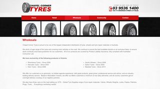 
                            4. Wholesale - Tyres | Car Servicing | Repairs | Chapel Corner ...