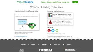 
                            9. Whooo's Reading | Teacher Resources