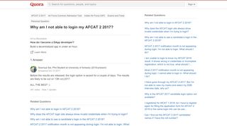 
                            7. Why am I not able to login my AFCAT 2 2017? - …