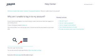 
                            6. Why am I unable to log in to my account? ? Welcome to JibJab's Help ...