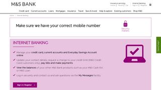 
                            6. Why And How To Register For M&S Internet Banking | M&S Bank