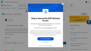 
                            3. Why att fees and tax is high? - AT&T Community