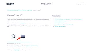 
                            8. Why can't I log in? ? Welcome to JibJab's Help Center!