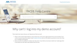 
                            1. Why can't I log into my demo account? - What can I trade with AvaTrade?