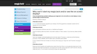 
                            2. Why can't I start my magicJack and/or see the on screen ... - Help