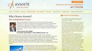 
                            8. Why Choose Avante? | Avante Medical Center in Anchorage, Alaska