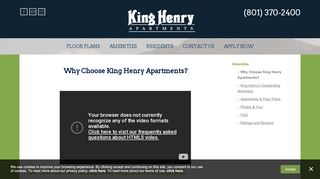 
                            7. Why Choose King Henry Apartments?