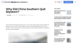 
                            8. Why Did China Southern Quit Skyteam? - Simple …