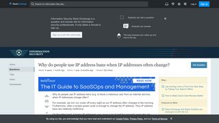 
                            10. Why do people use IP address bans when IP addresses often ...