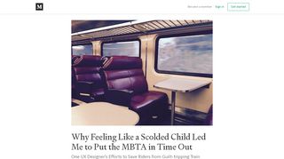 
                            7. Why Feeling Like a Scolded Child Led Me to Put the MBTA in Time Out