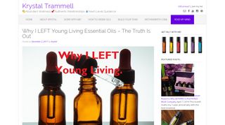 
                            5. Why I LEFT Young Living Essential Oils - The Truth Is Out ...