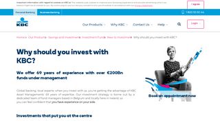 
                            5. Why invest with us? - KBC - The Bank of You