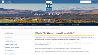 
                            3. Why is Blackboard Unavailable? | Office of Information Technology