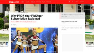 
                            6. Why PRO? Your FloCheer Subscription Explained